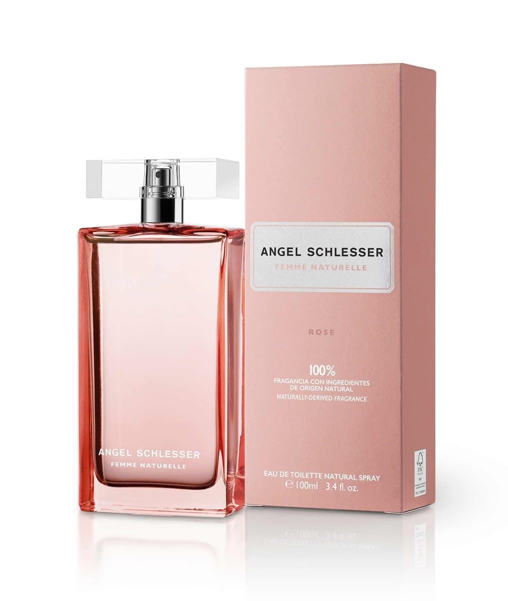 Angel Schlesser  femme naturelle rose eau de toilette 100 ml vaporizador - Imagen 2