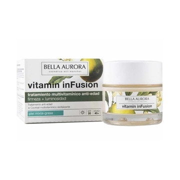 Bella Aurora Crema Vitamin Infusión Antiedad Piel Mixta 50 ml - Imagen 1