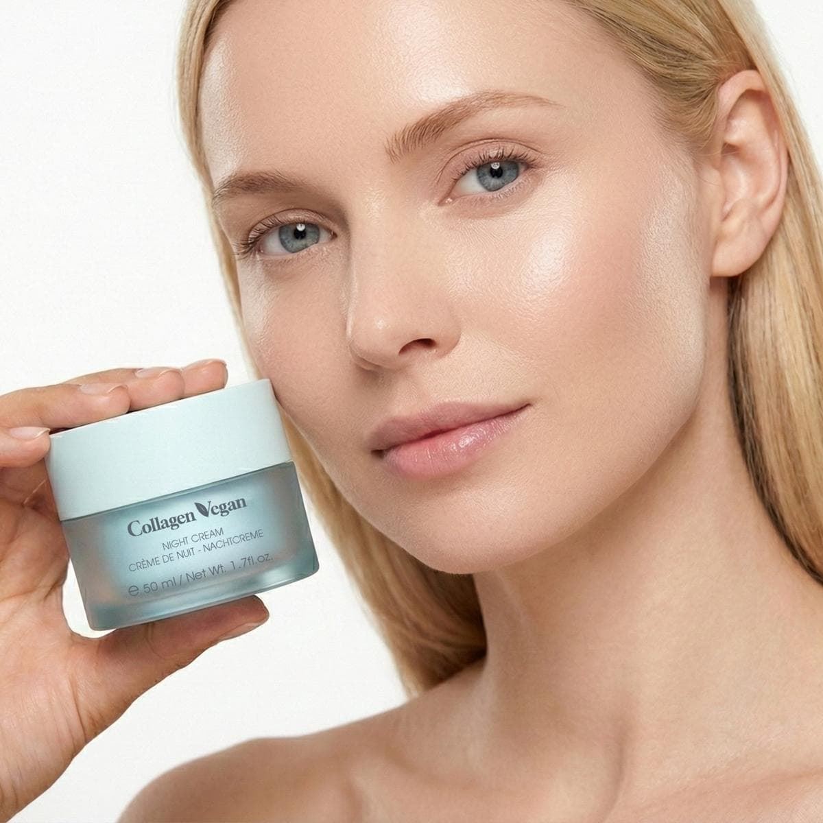 Être Belle Crema de noche vegana con péptidos de colágeno - Imagen 1