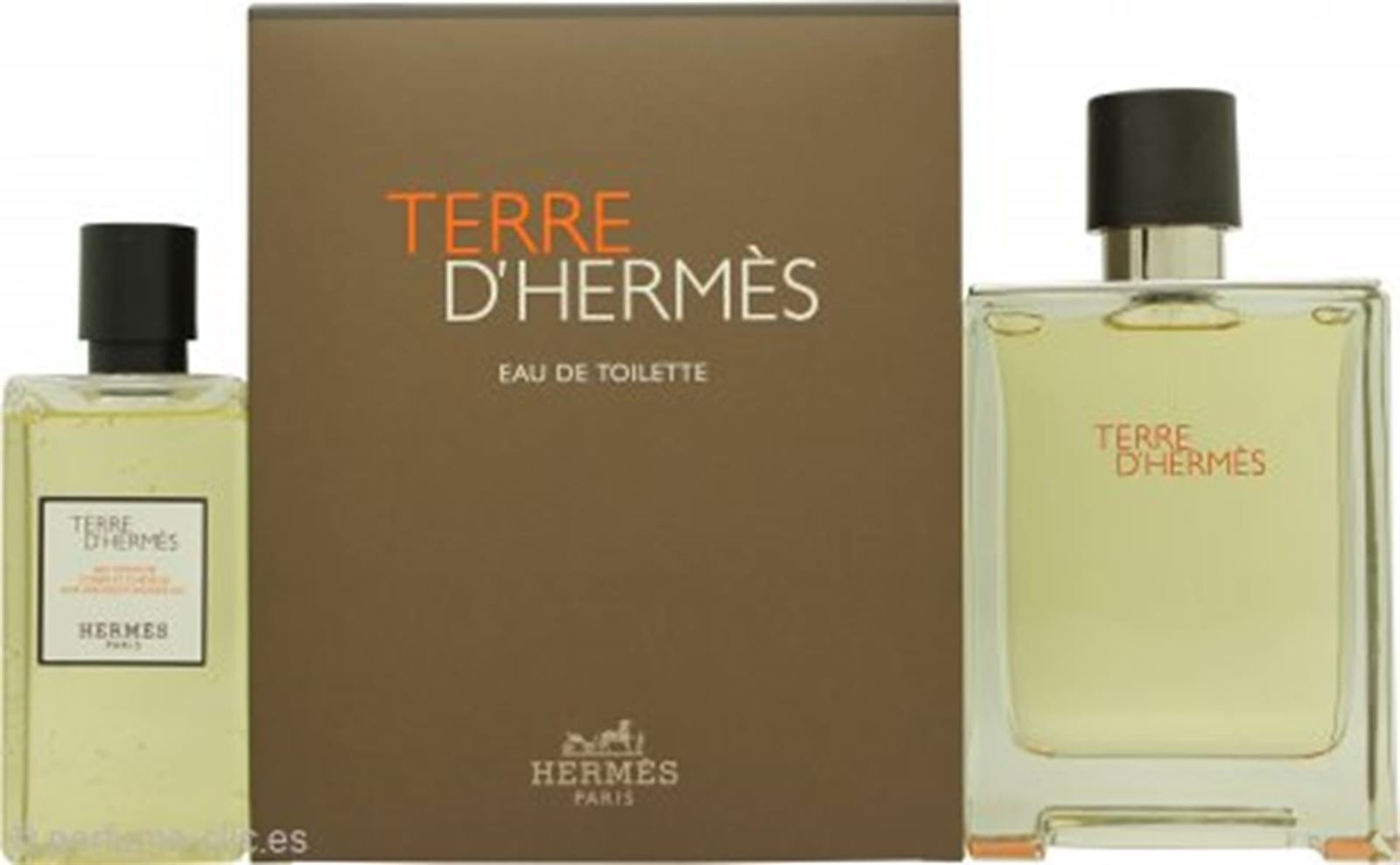 Hermès Terre D'Hermès Set de Regalo 100ml EDT + 80ml Gel de Ducha - Imagen 1