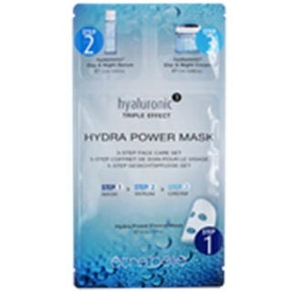Mascarilla facial hidratante Hyaluronic³ Hydra Power de 3 pasos (caja de 5 mascarillas) - Imagen 1