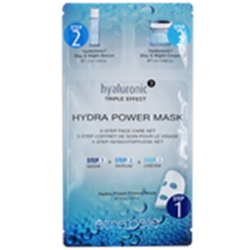 Mascarilla facial hidratante Hyaluronic³ Hydra Power de 3 pasos (caja de 5 mascarillas) - Imagen 1