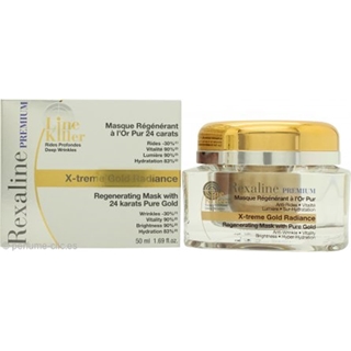 REXALINE X-Treme Gold Radiance Regenerating Face Mask 50ml - Imagen 1