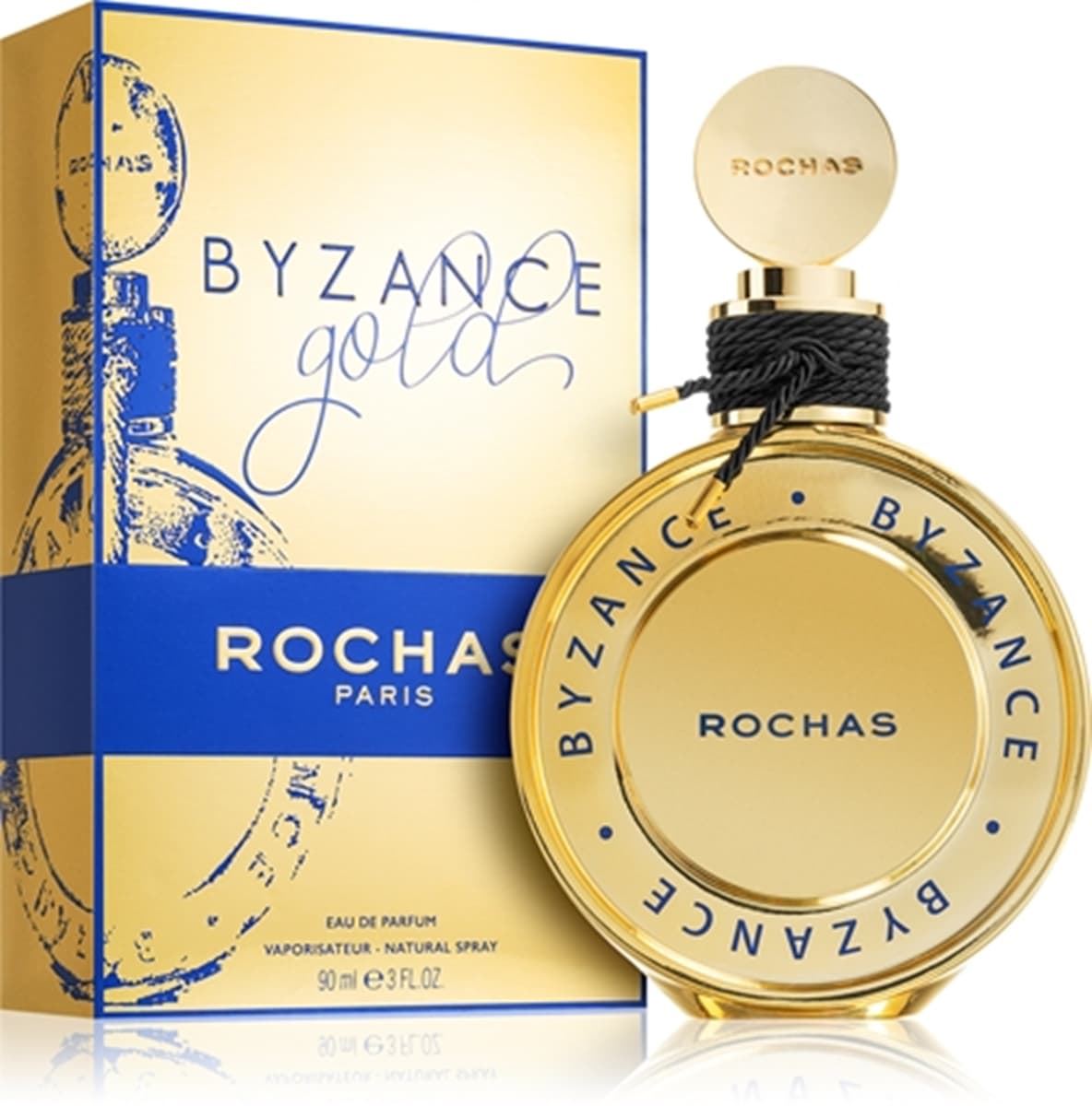 ROCHAS Byzance Gold Eau de Parfum para mujer vapo.90ml. - Imagen 2