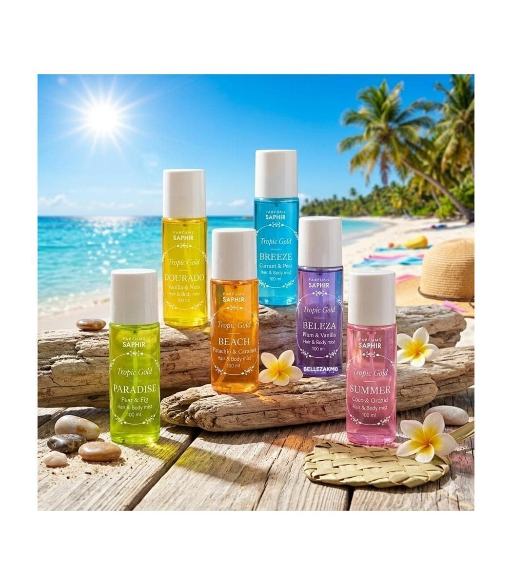 Saphir Bruma pelo y cuerpo Tropic Gold de Saphir 100ml. - Imagen 1